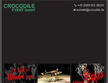Tablet Screenshot of crocodile.de